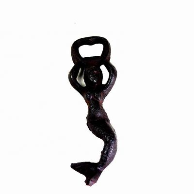 جودة Customized Mermaid Cast Iron Wine Bottle Opener For Bar مصنع