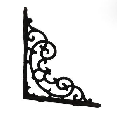 جودة Vintage Classic Pattern Cast Iron Shelf Bracket For Shop مصنع