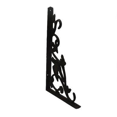 جودة Vintage Classic Pattern Cast Iron Shelf Bracket For Shop مصنع