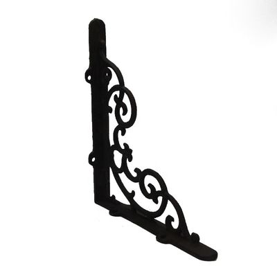 جودة Vintage Classic Pattern Cast Iron Shelf Bracket For Shop مصنع