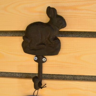 جودة Antique Cute Rabbit Cast Iron Hat Hooks Cast Iron Crafts مصنع
