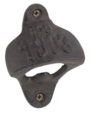 جودة Wall Mount Iron Bottle Opener Cast Iron Crafts For Bar Club مصنع