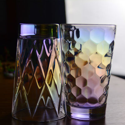 جودة Iridescent Honeycomb Tumbler Drinking Glasses For Bar مصنع