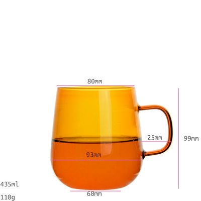 جودة Colored High Borosilicate Tumbler Drinking Glasses مصنع