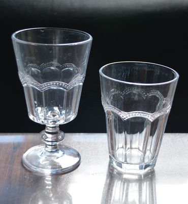 جودة Stemless Embossed Multiple Tangent 10 Oz Glass Tumbler مصنع