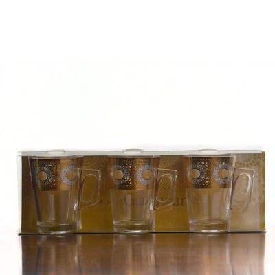 جودة Golden Decorated Gold Decal Tumbler Drinking Glasses مصنع