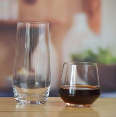 جودة Stemless 20 Ounce Glass Tumbler For Ice Tea مصنع