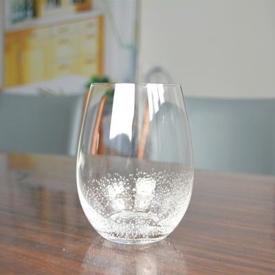 جودة 500ml Transparent Stemless Whiskey Tumbler Glasses , Wine Glass Tumbler مصنع