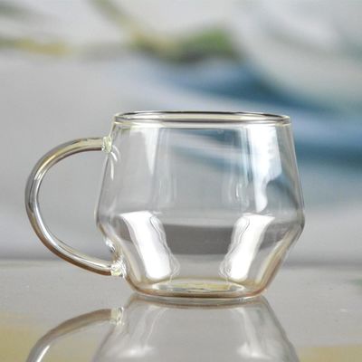 جودة Borosilicate Heat Resistant Tea Glass Mug With Handle مصنع