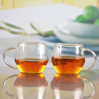 جودة Borosilicate Heat Resistant Tea Glass Mug With Handle مصنع