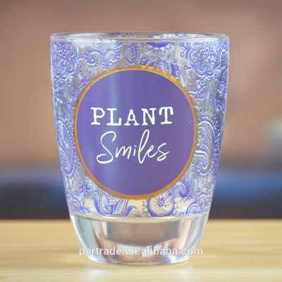 جودة Heavy Duty Tumbler Drinking Glasses With Decorated Pattern مصنع