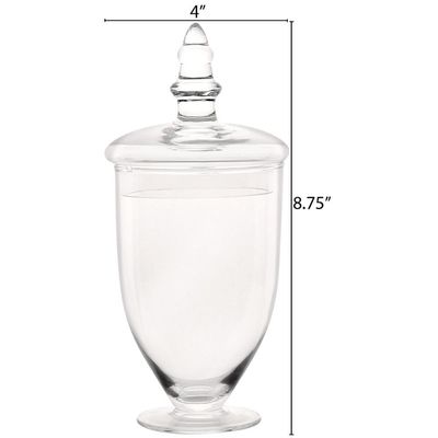 جودة Multipurpose Set Of 3 Clear Glass Jars For Kitchen مصنع