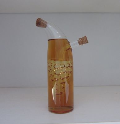 جودة Double Layer Grape Shape Glass Canister With Lid For Oil مصنع