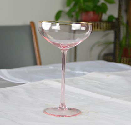 جودة Pink Crystal Cocktail Glasses مصنع