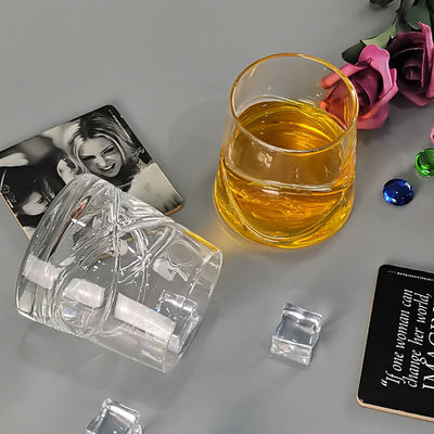 جودة Inlaid Arc Design Handmade Whiskey Glass مصنع
