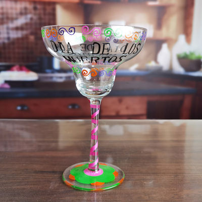جودة Halloween Margarita Glass 12Oz Crystal Cocktail Glasses مصنع