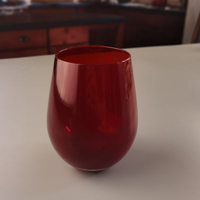 جودة Lead Free Stemless Crystal Wine Glass Handblown 550ml مصنع