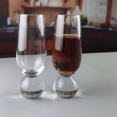 جودة Ball Stemmed Lead Free Crystal Highball Tumblers For Champagne مصنع